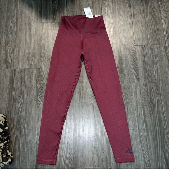 ADIDAS Women’s All Over Print Training Leggings Tights Size Small New With Tags - Picture 3 of 8